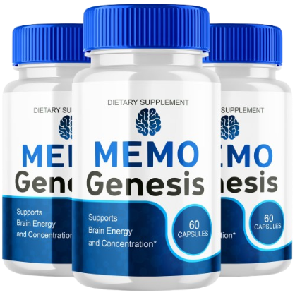 MemoGenesis Brain Support Supplement Bottle